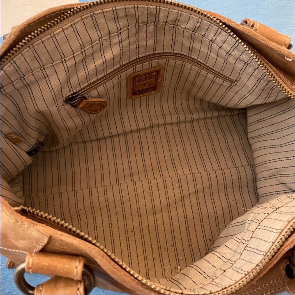 FRYE MELISSA LEATHER SATCHEL - Picture 3 of 4